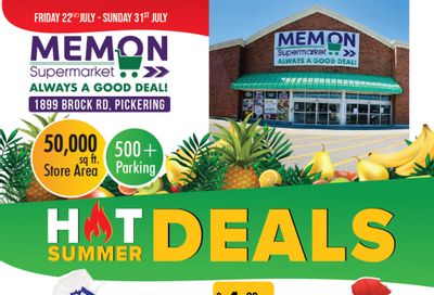 Memon Supermarket Flyer July 22 to 31
