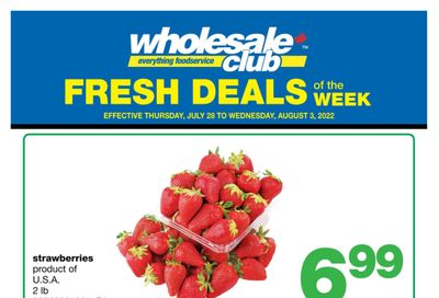 Wholesale Club (Atlantic) Fresh Deals of the Week Flyer July 28 to August 3