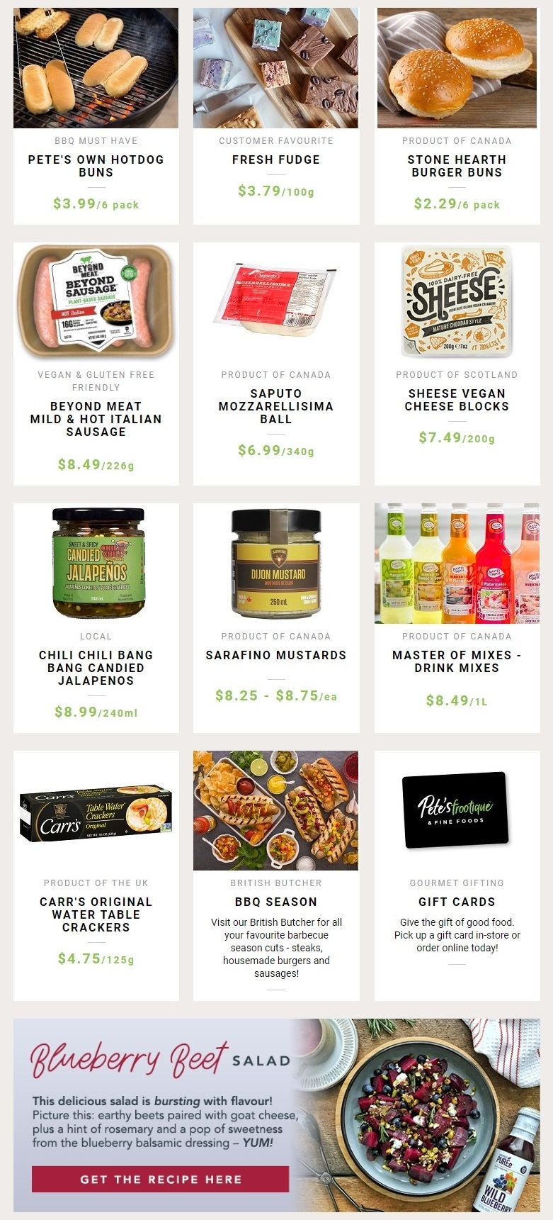 Pete's Fine Foods Flyer July 28 to August 3