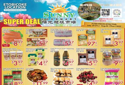 Sunny Foodmart (Etobicoke) Flyer July 29 to August 4