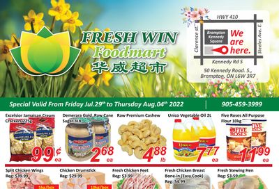 Fresh Win Foodmart Flyer July 29 to August 4
