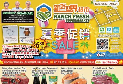 Ranch Fresh Supermarket Flyer July 29 to August 4
