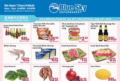 Blue Sky Supermarket (North York) Flyer July 29 to August 4