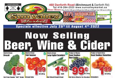Sun Valley Market Flyer July 29 to August 4