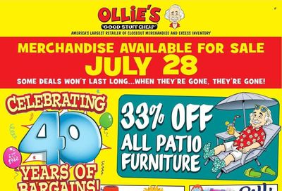Ollie's Bargain Outlet Weekly Ad Flyer July 29 to August 5