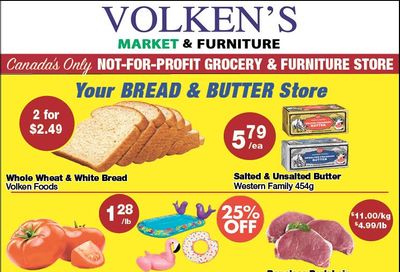 Volken's Market & Furniture Flyer July 27 to August 2