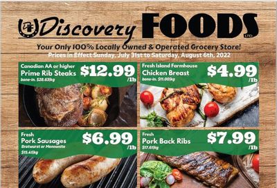 Discovery Foods Flyer July 31 to August 6
