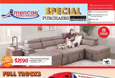 American Furniture Warehouse (AZ, CO, TX) Weekly Ad Flyer July 31 to August 7