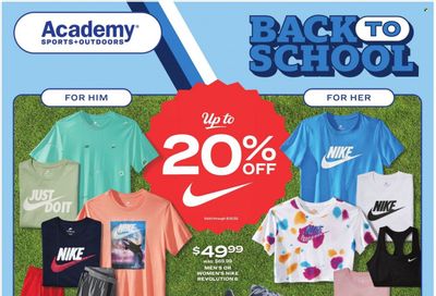 Academy Sports + Outdoors Weekly Ad Flyer July 31 to August 7