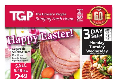 TGP The Grocery People Flyer April 9 to 15