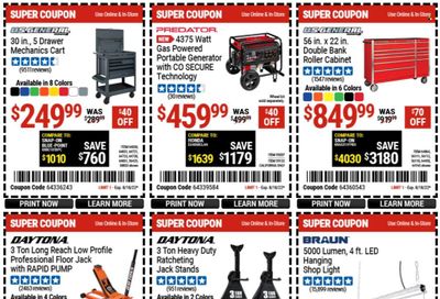 Harbor Freight Weekly Ad Flyer Specials August 1 to August 18, 2022