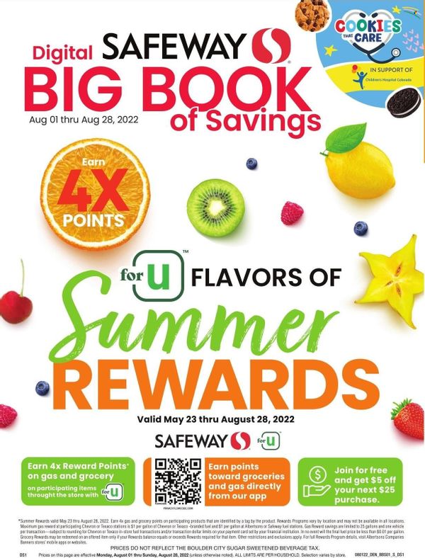 Safeway Co Weekly Ad Flyer Specials August 1 To August 28 2022 7566