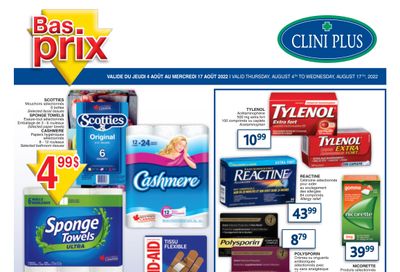 Clini Plus Flyer August 4 to 17