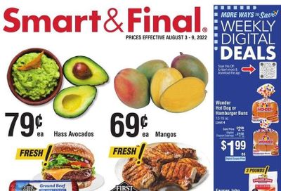 Smart & Final (AZ, CA) Weekly Ad Flyer August 2 to August 9