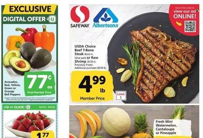 Safeway (OR) Weekly Ad Flyer Specials August 3 to August 9, 2022