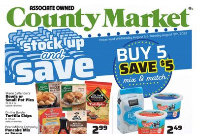 County Market (IL, IN, MO) Weekly Ad Flyer Specials August 3 to August 9, 2022