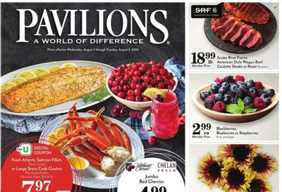 Pavilions (CA) Weekly Ad Flyer August 2 to August 9