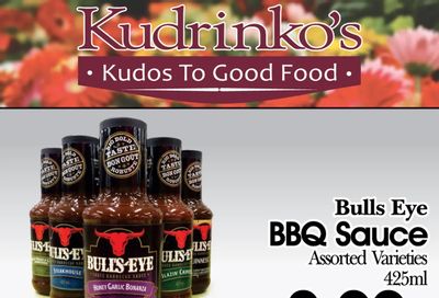 Kudrinko's Flyer August 2 to 15