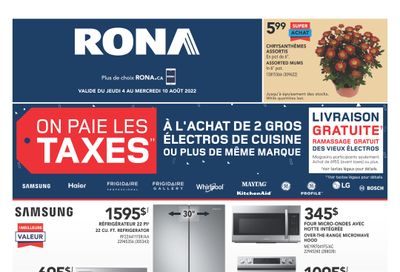 Rona (QC) Flyer August 4 to 10