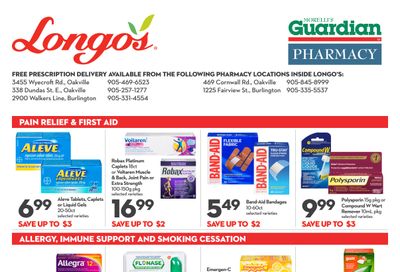 Longo's Pharmacy Flyer August 4 to 31