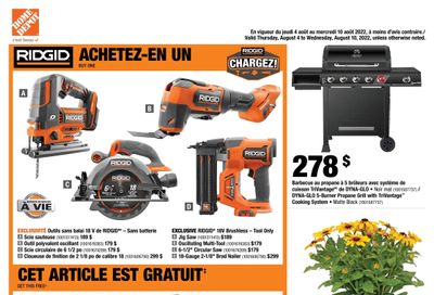 Home Depot (QC) Flyer August 4 to 10