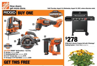 Home Depot (ON) Flyer August 4 to 10