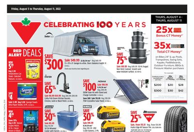 Canadian Tire (Atlantic) Flyer August 5 to 11