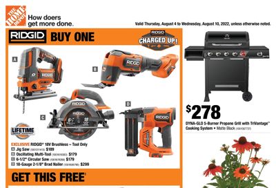 Home Depot (BC) Flyer August 4 to 10