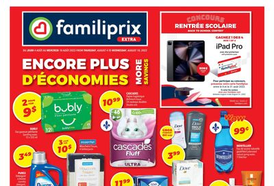 Familiprix Extra Flyer August 4 to 10