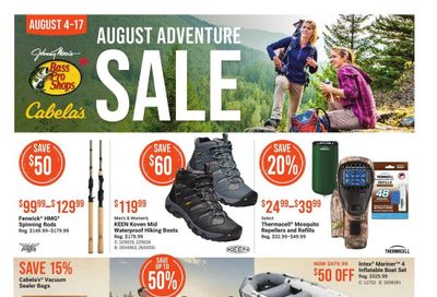 Cabela's Flyer August 4 to 17