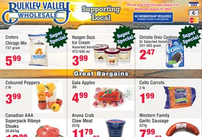 Bulkley Valley Wholesale Flyer August 4 to 10
