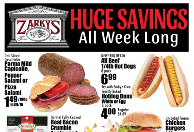 Zarky's Flyer August 3 to 9