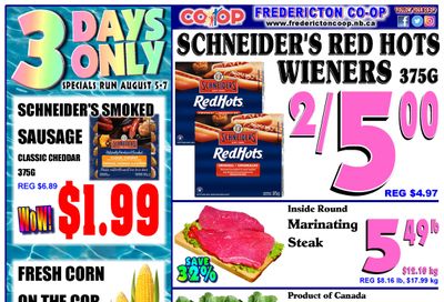 Fredericton Co-op Flyer August 4 to 10