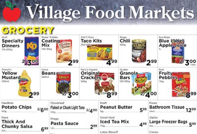 Village Food Market Flyer August 3 to 9