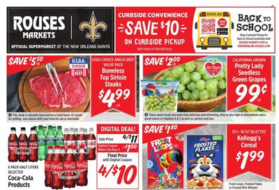 Rouses Markets (AL, LA, MS) Weekly Ad Flyer August 3 to August 10