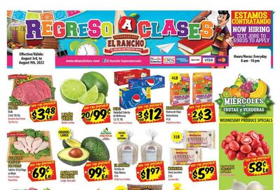 El Rancho (TX) Weekly Ad Flyer Specials August 3 to August 9, 2022