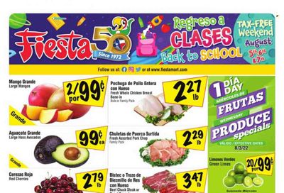 Fiesta Mart (TX) Weekly Ad Flyer Specials August 3 to August 9, 2022