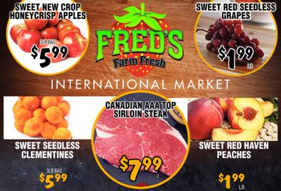 Fred's Farm Fresh Flyer August 3 to 9