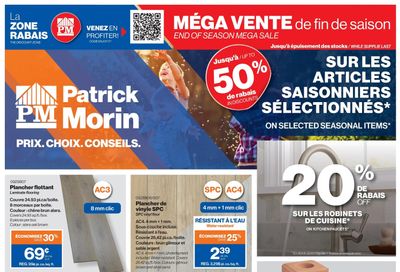 Patrick Morin Flyer August 4 to 10