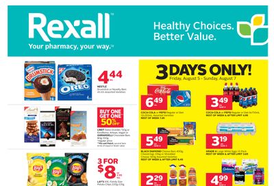Rexall (ON) Flyer August 5 to 11
