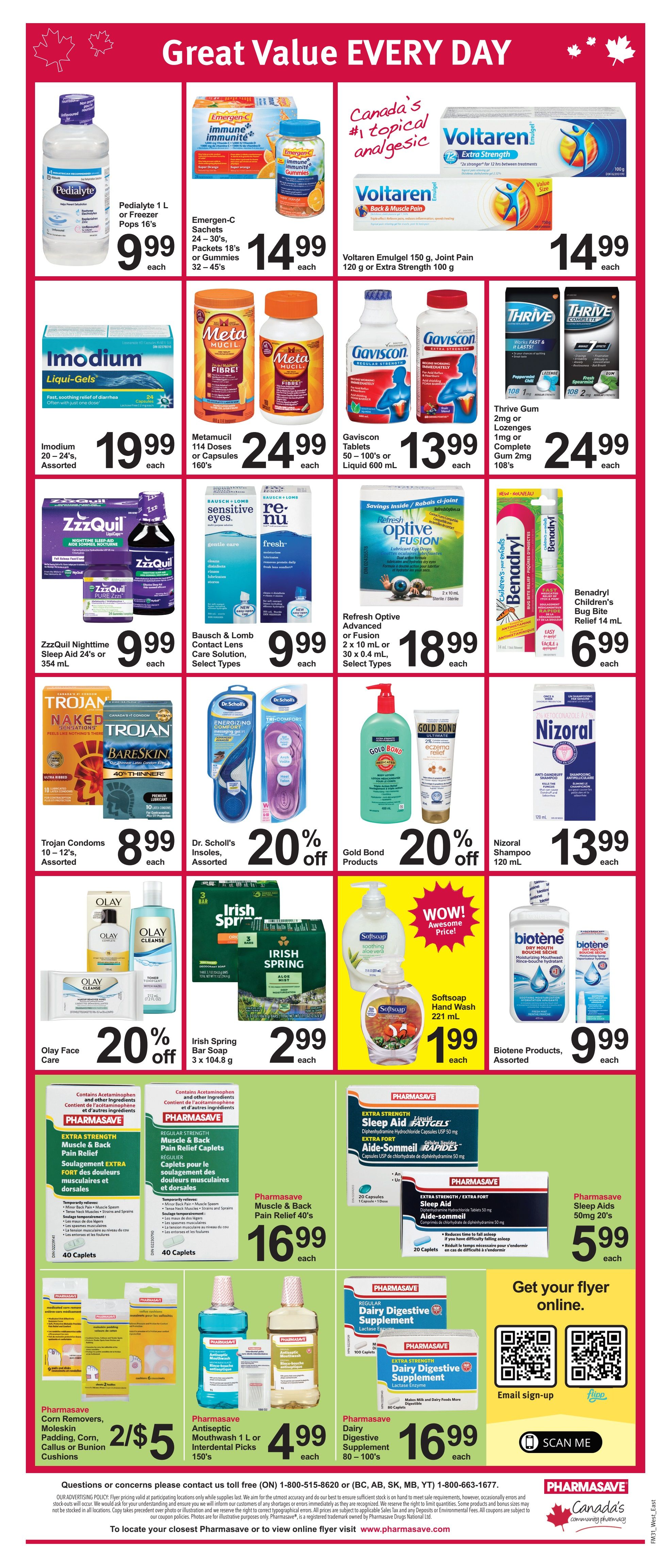 Pharmasave (ON) Flyer August 5 to 18