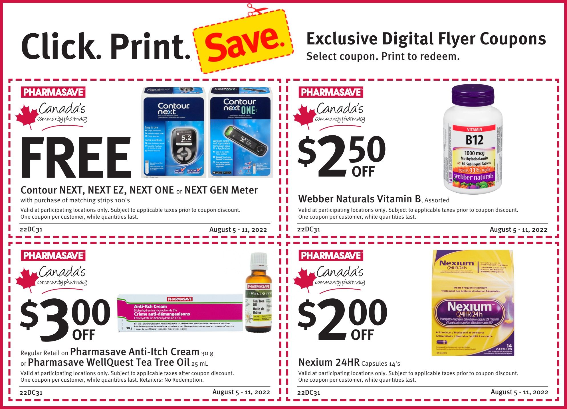 Pharmasave (Atlantic) Flyer August 5 to 11