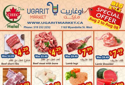 Ugarit Market Flyer August 2 to 8