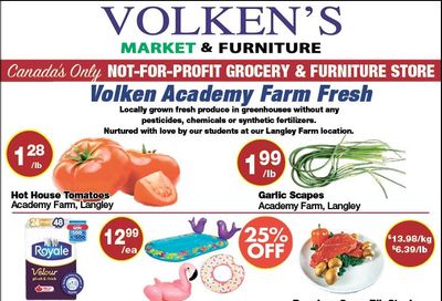 Volken's Market & Furniture Flyer August 3 to 9