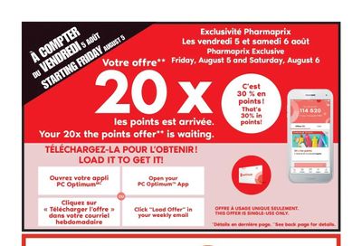 Pharmaprix Flyer August 6 to 12