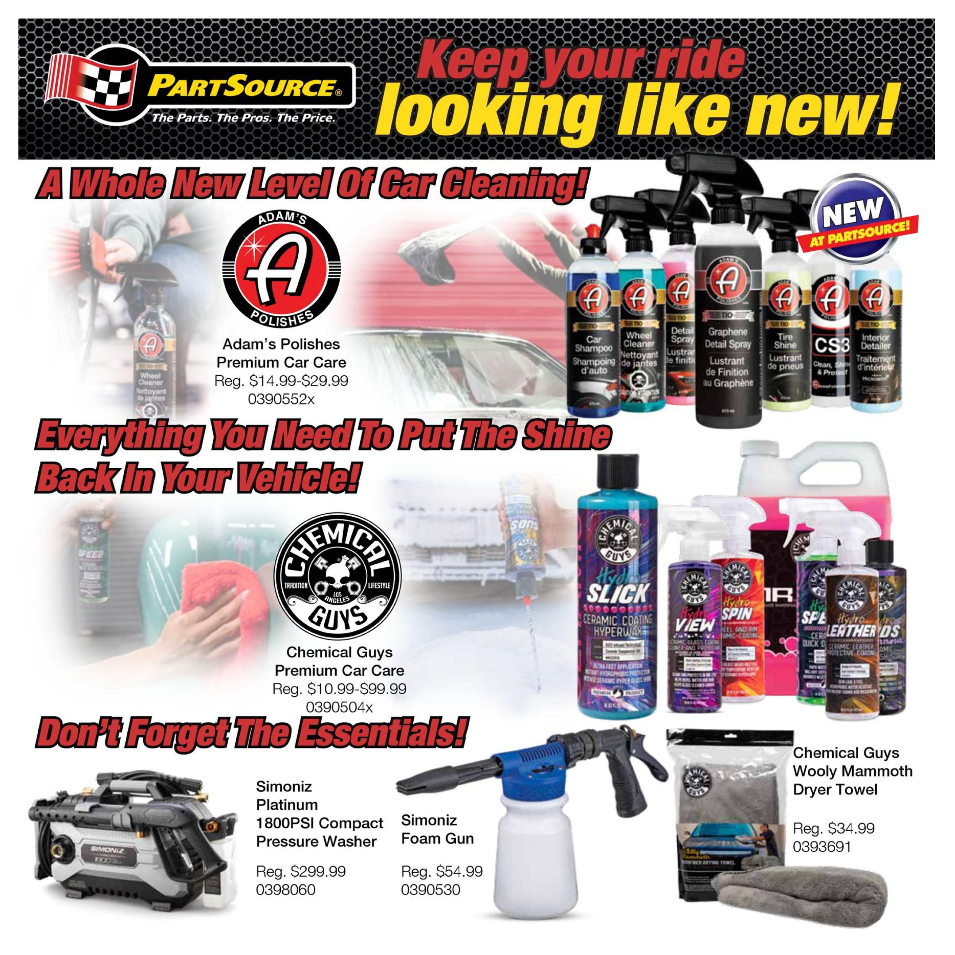 PartSource Flyer August 5 to 7