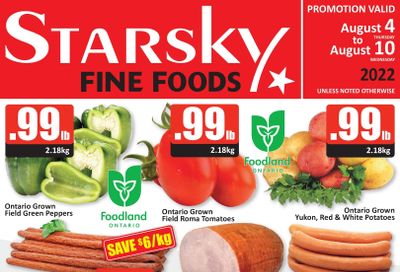 Starsky Foods Flyer August 4 to 10