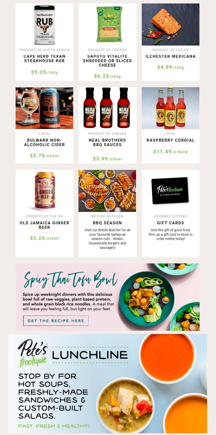 Pete's Fine Foods Flyer August 4 to 10