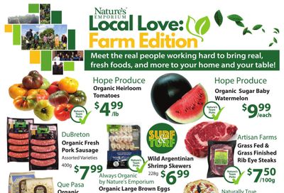 Nature's Emporium Bi-Weekly Flyer August 4 to 17