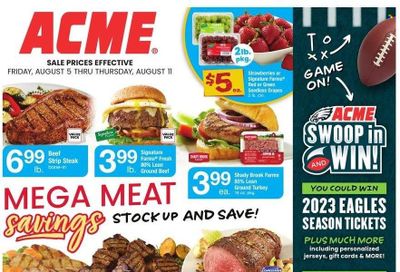 ACME (DE, NJ, NY, PA) Weekly Ad Flyer Specials August 5 to August 11, 2022